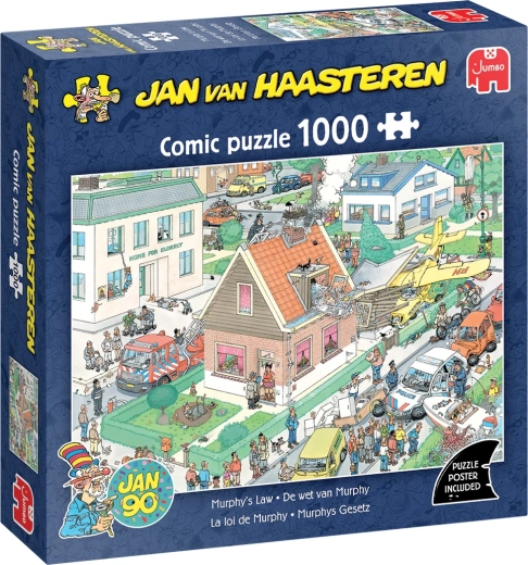 Puzzle Jumbo Jan van Haasteren : Les lois de Murphy (1000 pièces)