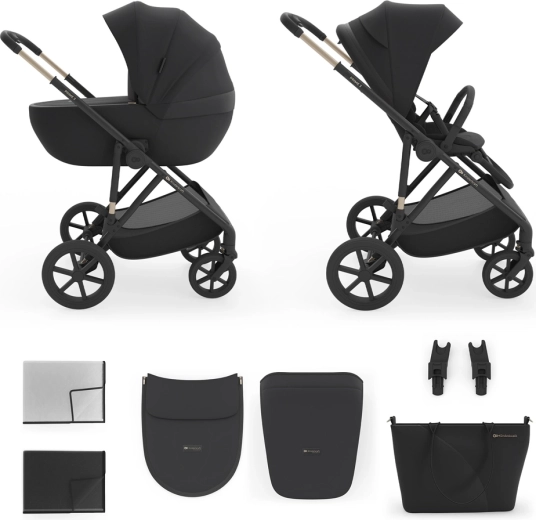 Poussette combinée 2-en-1 Kinderkraft Prime 3 Venezian Black