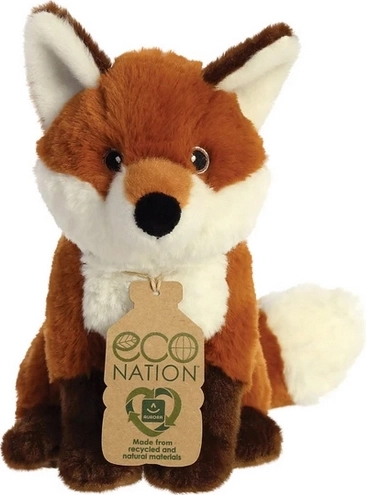 Renard en peluche Aurora Eco Nation env. 23 cm