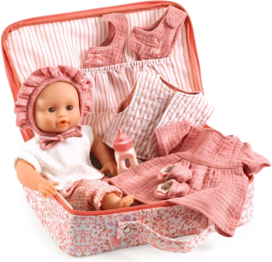 DJECO valisette cadeau Pomea avec la poupée Lily