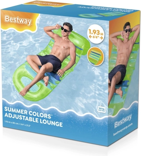 Matelas gonflable Summer avec dossier réglable 193 × 80 cm