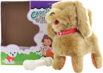 Chiot brun filaire avec télécommande