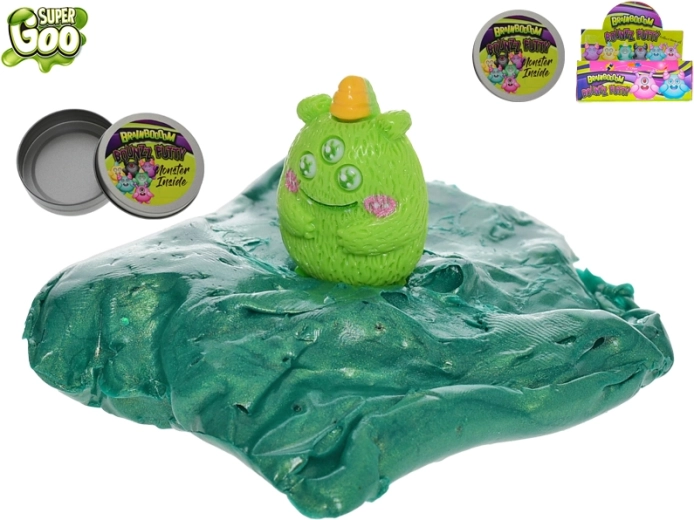 Pâte rebondissante avec surprise Super Goo Brainboooom 40 g