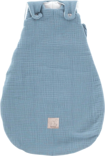 Gigoteuse extérieure Träumeland Liebmich en mousseline bleu clair 62/68