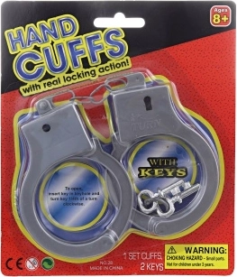 Menottes en plastique pour enfants avec clés