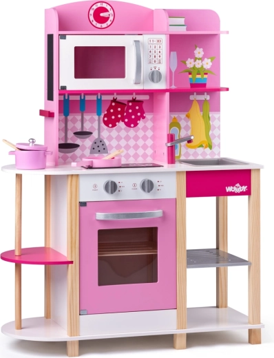 Îlot de cuisine en bois Trendy pour enfants