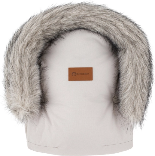 Petite&Mars moufles pour poussette Furry champagne shower