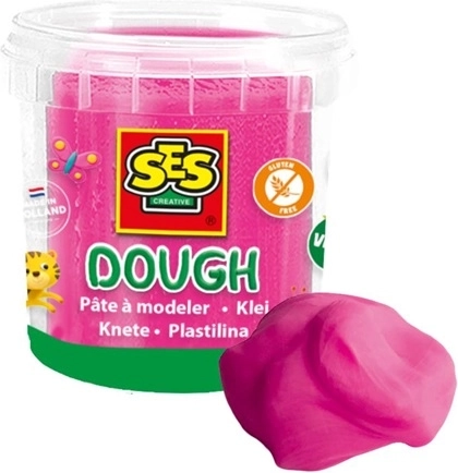 Pâte à modeler SES rose néon 115 g