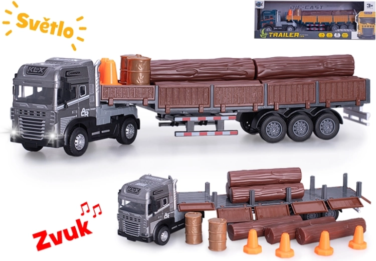 Transporteur de bois 1:24 avec lumières et sons