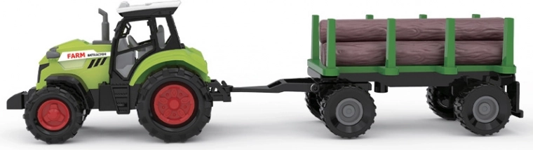 Tracteur avec remorque