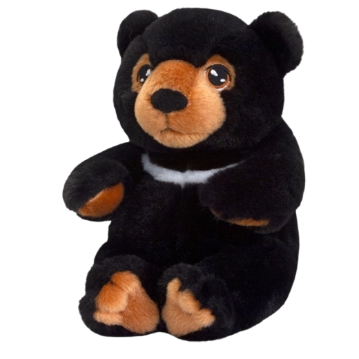 Ours en peluche Keel noir 18 cm