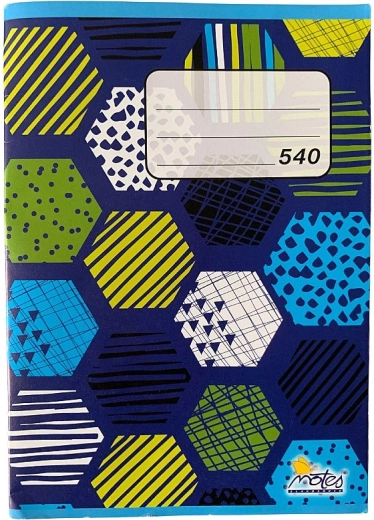 Cahier scolaire A5, 40 feuilles, pages blanches en papier sans bois