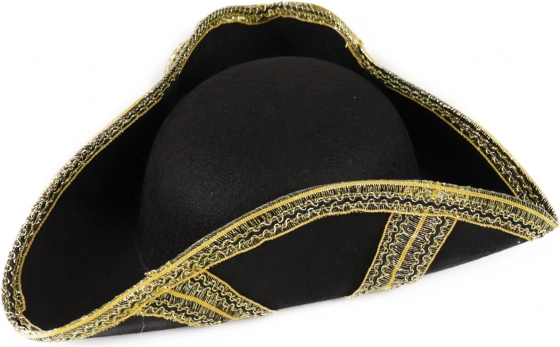 Chapeau tricorne de pirate pour adultes