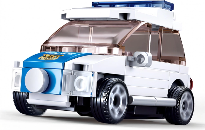 Voiture de police à remontoir Sluban