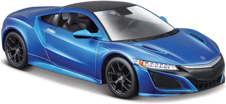 Maisto Acura NSX 2018 modèle en métal 1:24 en bleu métallisé