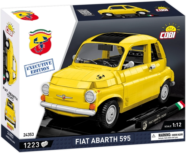 Cobi Fiat Abarth 595 Executive Edition, kit de construction 1:12 (1223 pièces)