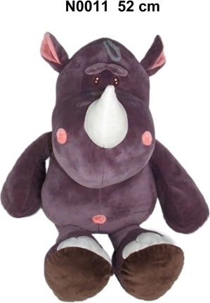 Rhinocéros en peluche 52 cm