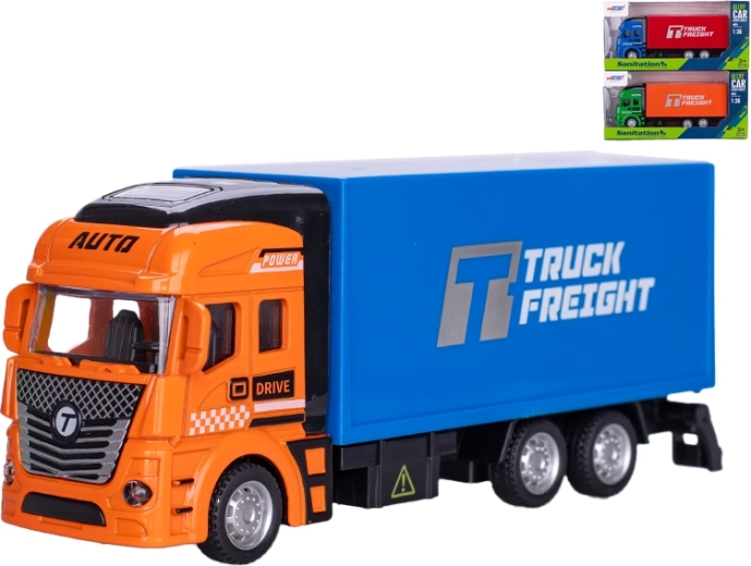 Camion en métal 1:36 à rétrofriction, 19,5 cm