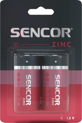 Pile zinc-carbone Sencor C R14 1,5 V - 1 pièce