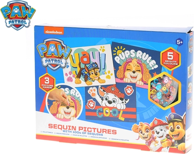 Set de mosaïque PAW PATROL – images scintillantes pour enfants