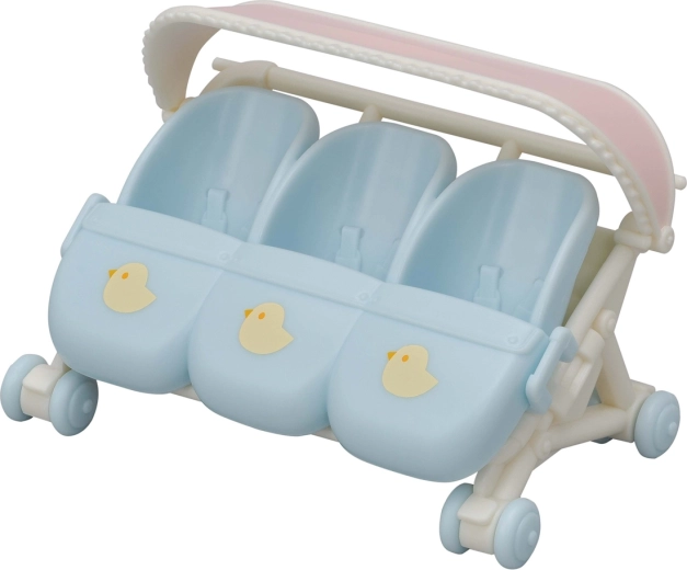 Poussette pour triplés Sylvanian Families