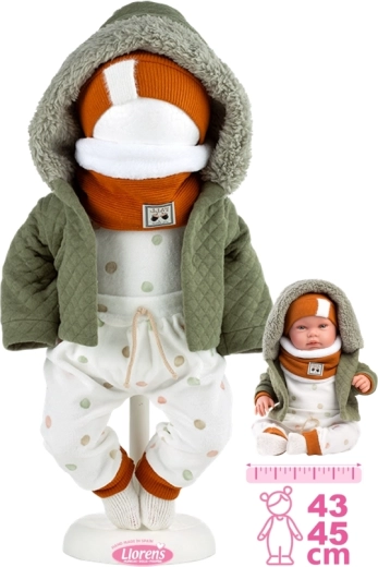 Tenue pour poupée New Born 43–45 cm – ensemble 6 pièces