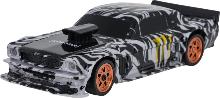 Petite voiture RC de drift 1:43 verte avec accessoires