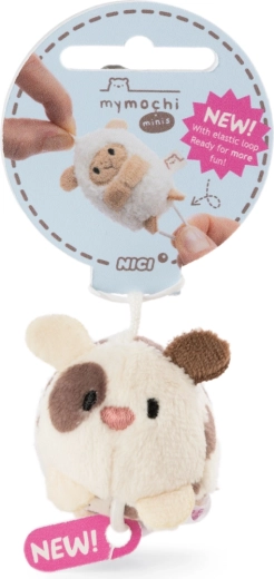 Porte-clés NICI MyMochi dalmatien Dalma 5 cm – talisman en peluche couché avec élastique