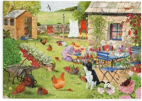 Puzzle HOP Le jardin de grand-mère, 500 grandes pièces