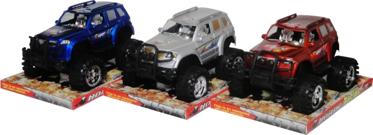 Voiture tout-terrain type jeep à friction - 1 pièce