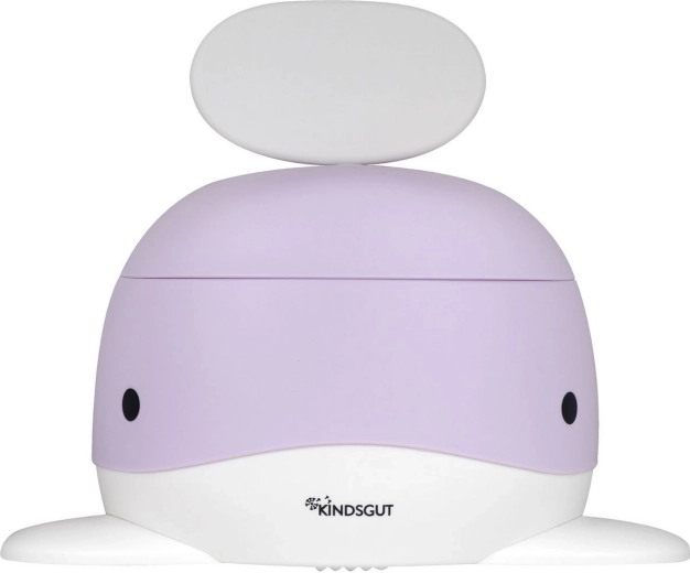 Pot Kindsgut pour enfants en forme de baleine, violet clair
