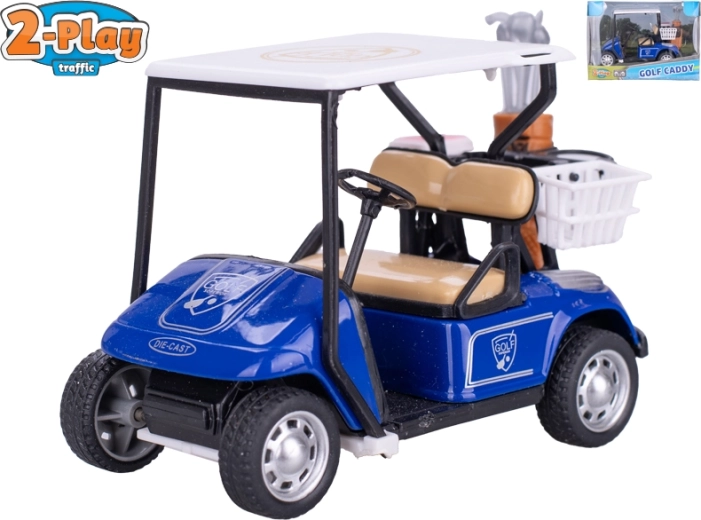 Chariot de golf avec clubs 2-Play Traffic, retour en arrière, 10 cm