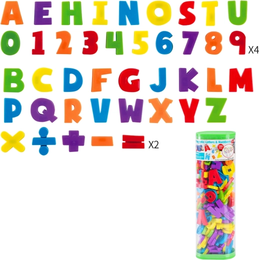 PlayGo lettres et chiffres magnétiques, 120 pcs