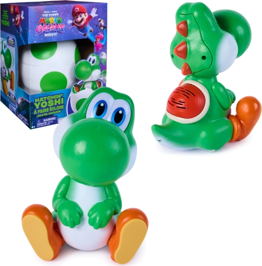 Spin Master Super Mario Galaxy Hatchin’ Yoshi figurine interactive dans un œuf - 1 pièce