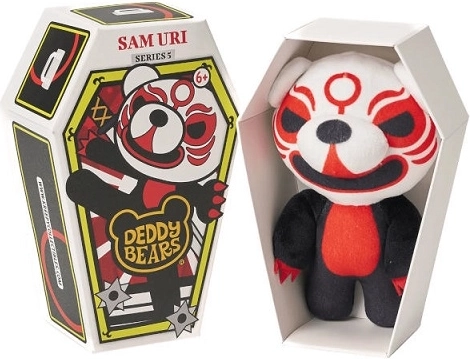 Peluche Deddy Bears Sam Uri dans un cercueil