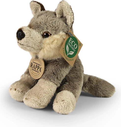 Loup en peluche Rappa éco-responsable 13 cm