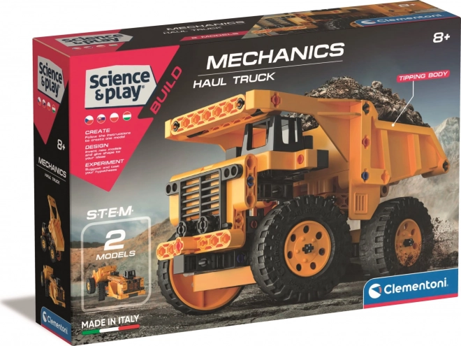 Clementoni Science & Play laboratoire mécanique – camions de chantier 2-en-1