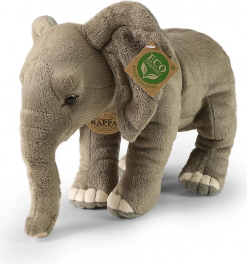 éléphant d’Afrique en peluche 28 cm éco-responsable