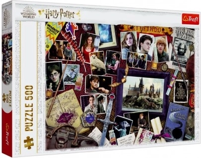 Puzzle Harry Potter 500 pièces Monuments de Poudlard Trefl