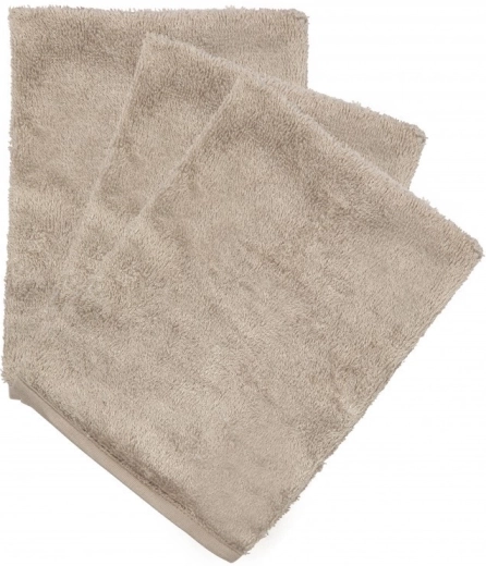 Gants de toilette Timboo Feather Grey (3 pcs)