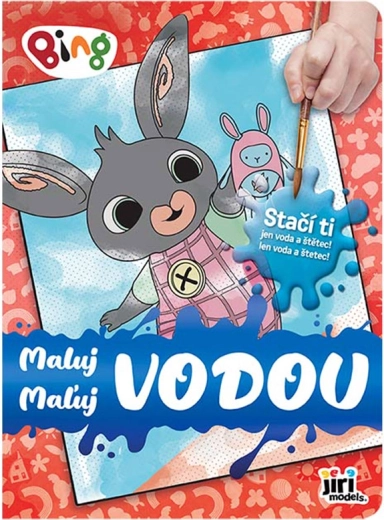 Peinture à l’eau BING – cahier de coloriage magique