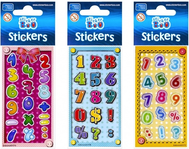 Autocollants avec bordure argentée StickerBoo - 1 pièce