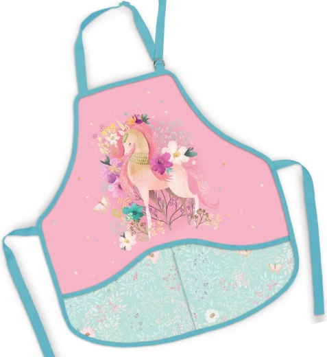 Tablier enfant avec motif licorne 50 × 55 cm