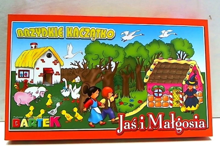 Coffret de jeux pour enfants 2 en 1 : Hansel et Gretel / Le Vilain Petit Canard