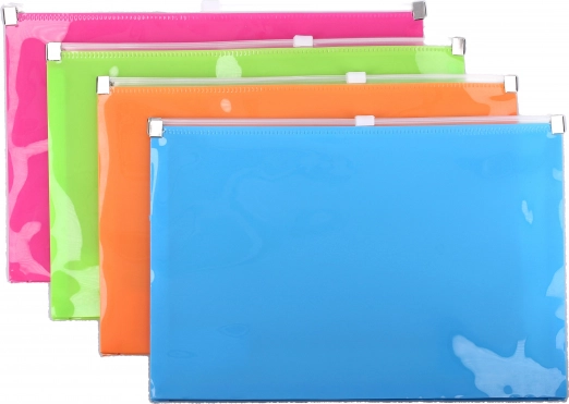 Pochette zippée 24 × 18,5 cm