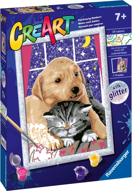 CreArt Fluffy Friends – peinture par numéros