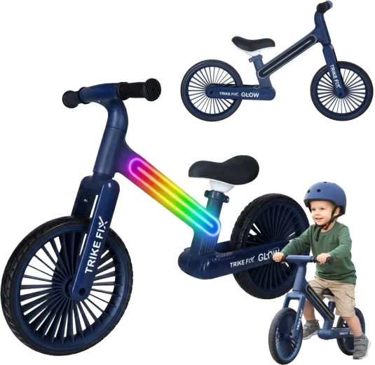 Draisienne TRIKE FIX GLOW LED – bleu marine