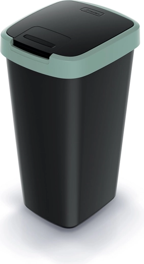 Poubelle en plastique avec couvercle basculant 25 l