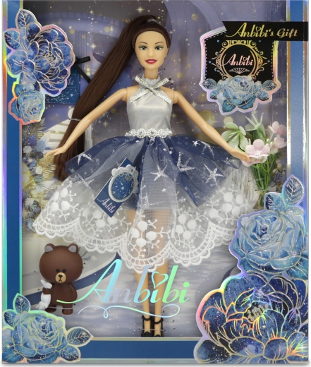 Anbibi poupée fleurie Martinka 28 cm