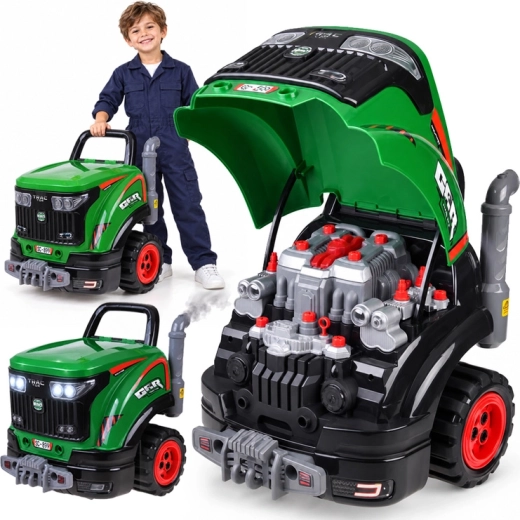 Tracteur interactif avec atelier de petit mécanicien